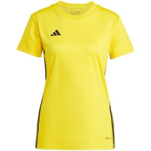Koszulka damska adidas Tabela 23 Jersey. Czarne bluzki ADIDAS, xl, bez wzorów, z jersey, sportowe, bez kołnierzyka, bez ramiączek. Za 65,00 zł.