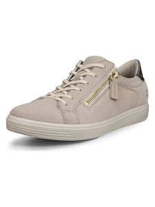 Ecco Skórzane sneakersy "Classic" w kolorze beżowym rozmiar: 41. Brązowe trampki ecco, bez wzorów, bez zapięcia. Za 268,55 zł.
