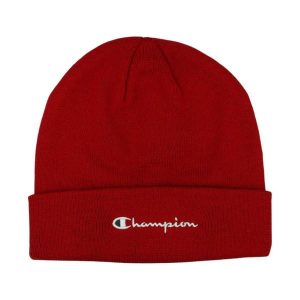 Czapka Champion Beanie Cap 806064. Czerwone czapki Champion, bez wzorów. Za 59,00 zł.