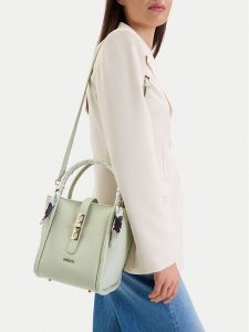 MEXX Torebka EO-MEXX-B-003-09 Zielony. Zielone kuferki Mexx, bez wzorów, z materiału, bez dodatków. Za 279,99 zł.