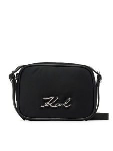 KARL LAGERFELD Torebka A3W32092 Czarny. Czarne listonoszki KARL LAGERFELD, bez wzorów, ze skóry, bez dodatków. Za 489,99 zł.