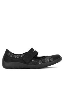 Remonte Baleriny CEO-R3510-03 Czarny. Czarne balerinki Remonte, bez wzorów, z materiału, bez obcasa, bez zapięcia. Za 349,99 zł.