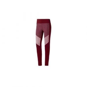 Spodnie sportowe damskie Reebok US Melange Tight. Czerwone spodnie dresowe Reebok, bez wzorów. Za 256,00 zł.