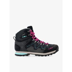 Buty turystyczne damskie CMP Athunis Mid WP. Czarne buty trekkingowe CMP, bez zapięcia. W wyprzedaży za 479,99 zł.