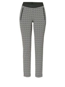 Rosner Spodnie "Jenny" w kolorze biało-czarnym rozmiar: 38. Białe rurki Rosner, z materiału. Za 173,99 zł.