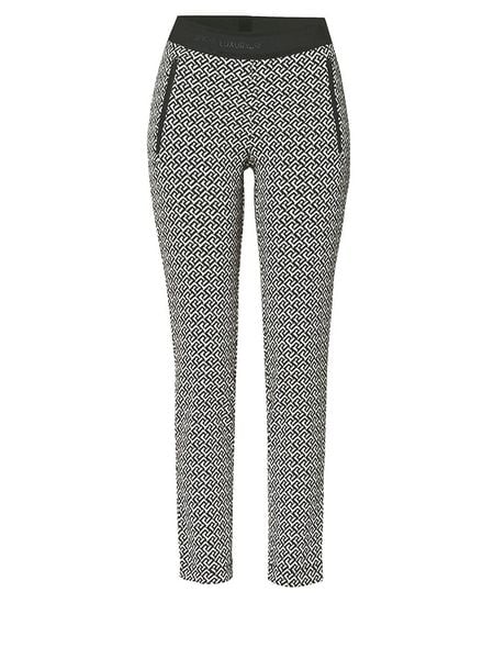 Rosner Spodnie "Jenny" w kolorze biało-czarnym rozmiar: 36/36. Białe rurki Rosner, z materiału. Za 135,17 zł.