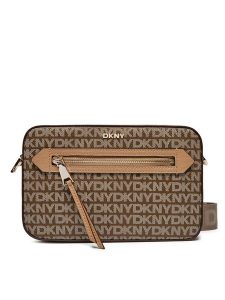DKNY Torebka Bryant Ave Camera Ba R42EYE22 Brązowy. Brązowe listonoszki DKNY, bez wzorów, ze skóry, bez dodatków. Za 649,99 zł.