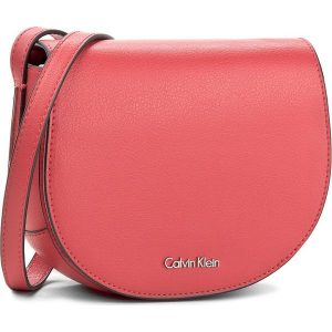 Torebka CALVIN KLEIN - Frame Saddle Bag K60K603982 618. Czerwone listonoszki marki Calvin Klein, ze skóry ekologicznej. W wyprzedaży za 309,00 zł.