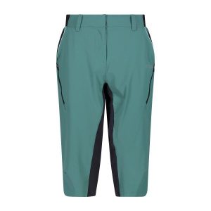 Szorty damskie rowerowe CMP 3. Zielone szorty CMP, bez wzorów, sportowe. Za 382,50 zł.