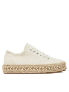DeeZee Espadryle ZYKS305 Beżowy. Brązowe espadryle DeeZee, bez wzorów, z materiału, bez obcasa. Za 99,99 zł.
