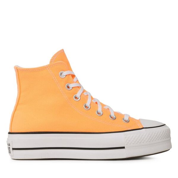 Trampki Converse. Brązowe trampki Converse, bez wzorów, bez zapięcia. Za 209,99 zł.