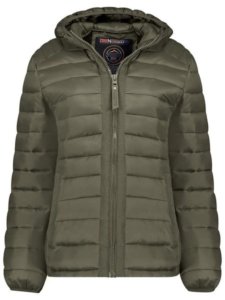 Geographical Norway Kurtka pikowana "Carlitilimo" w kolorze khaki rozmiar: M. Brązowe kurtki Geographical Norway, m, bez wzorów, bez kaptura. Za 211,31 zł.