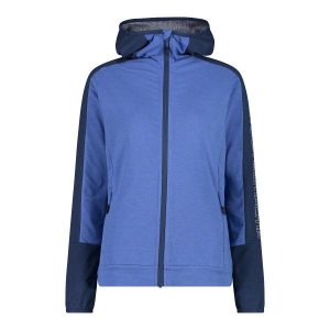 Bluza damska z kapturem CMP. Niebieskie bluzy CMP, xs, bez wzorów, z kapturem. Za 169,99 zł.