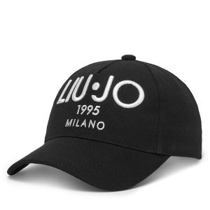 Czapka z daszkiem Liu Jo. Czarne czapki Liu Jo, bez wzorów. Za 129,99 zł.