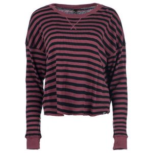 FOX T-Shirt Damski Striped Out Thermal Corp M Burgundowy. T-shirty marki FOX. W wyprzedaży za 126,00 zł.