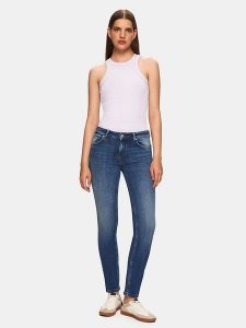 LTB Dżinsy "Fallon 200" - Slim fit - w kolorze niebieskim rozmiar: W28/L36. Niebieskie jeansy LTB, z aplikacjami, ze skóry. Za 109,78 zł.