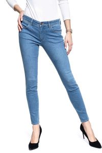 SPODNIE DMASKIE WRANGLER SKINNY LIGHT MY FIRE W28KJM78G 112128284. Rurki Wrangler, z jeansu. Za 199,99 zł.