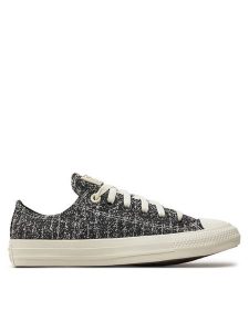 Converse Trampki Chuck Taylor All Star Ox 571355C Czarny. Czarne trampki Converse, bez wzorów, z materiału, bez zapięcia. Za 319,99 zł.