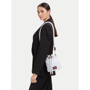 Torebka Max Mara. Białe torebki klasyczne Max Mara, bez wzorów, bez dodatków. Za 517,99 zł.