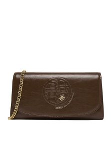 Beverly Hills Polo Club Portfel CWBEO-BHPC-W1-008-SS26 Brązowy. Brązowe portfele Beverly Hills Polo Club, bez wzorów, ze skóry. Za 99,99 zł.