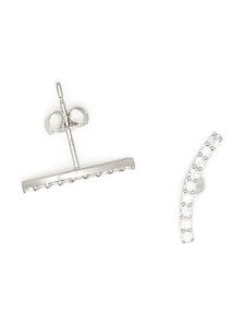 OR ÉCLAT Złote kolczyki-wkrętki z cyrkoniami rozmiar: onesize. Szare kolczyki OR ÉCLAT, z cyrkonią, złote. Za 370,95 zł.