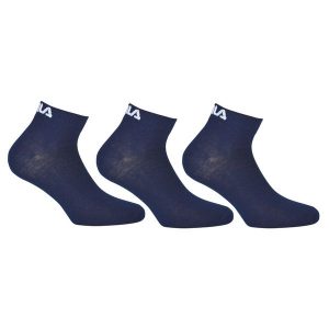 Skarpety Fila Navy 3-Pack Rozmiar 35-38 Bawełna. Niebieskie skarpetki Fila, bez wzorów, z bawełny. Za 131,99 zł.