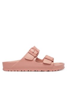 Birkenstock Klapki Arizona 1031340 Różowy. Czerwone klapki Birkenstock, bez wzorów, z syntetyku, bez obcasa. Za 229,99 zł.