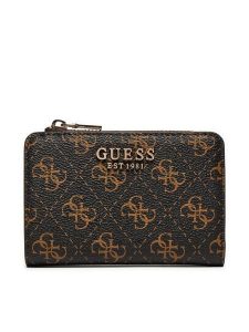 Guess Portfel SWQE85 00156 Brązowy. Brązowe portfele Guess, z aplikacjami, ze skóry. Za 189,99 zł.