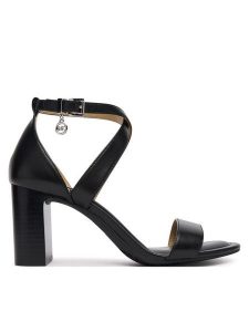 MICHAEL Michael Kors Sandały Alexa Block 40S6AXMS1L Czarny. Czarne buty zimowe MICHAEL Michael Kors, ze skóry, bez obcasa, na słupku, bez zapięcia. Za 699,99 zł.