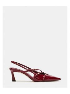 Steve Madden Czółenka w kolorze czerwonym rozmiar: 41. Czerwone czółenka Steve Madden, bez wzorów, bez obcasa, na szpilce, bez zapięcia. Za 231,68 zł.