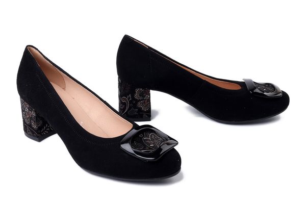 BIOECO BY ARKA 6821 0026+2866 czarny, czółenka damskie. Czarne czółenka Bioeco by Arka, bez wzorów, ze skóry, bez obcasa, na obcasie, bez zapięcia. Za 389,90 zł.