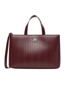 Nine West Torebka CEO-HAMPSHIRE-III-LDA8174 Bordowy. Czerwone torebki klasyczne Nine West, bez wzorów, z materiału, bez dodatków. Za 249,99 zł.