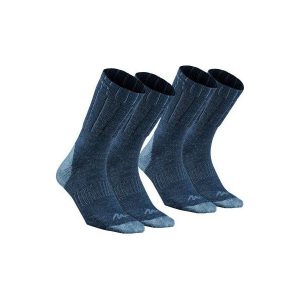 Skarpety turystyczne SH100 warm mid. Skarpetki marki QUECHUA. Za 29,99 zł.