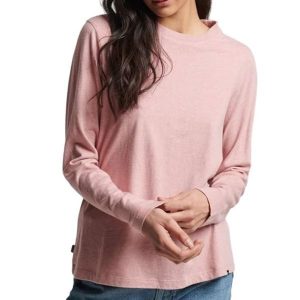Koszulka turystyczna damska SuperDry Vintage Logo Emb. Szare koszulki sportowe Superdry, bez wzorów, z bawełny, bez ramiączek. Za 80,00 zł.