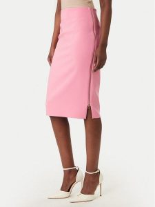 Rinascimento Spódnica ołówkowa CFC0127985003 Różowy Slim Fit. Czerwone spódnice Rinascimento, s, bez wzorów, z syntetyku. Za 379,99 zł.