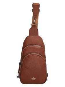 Charm Saszetka "New York" w kolorze brązowym - 16 x 29 x 7 cm rozmiar: onesize. Brązowe nerki i saszetki Charm, bez wzorów, z materiału. Za 73,99 zł.