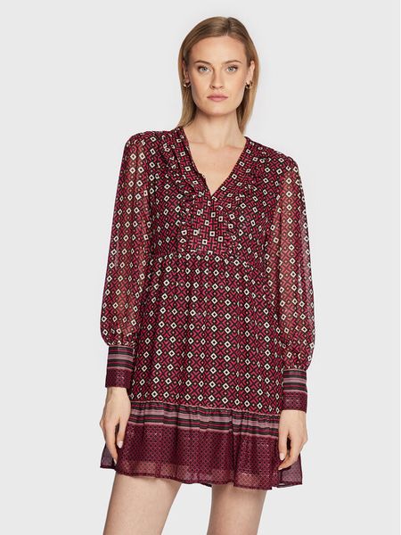 Liu Jo Sukienka codzienna WF2519 T4184 Różowy Regular Fit. Czerwone kombinezony Liu Jo, na co dzień, bez wzorów, z syntetyku, bez kołnierzyka, bez ramiączek, proste. Za 669,99 zł.