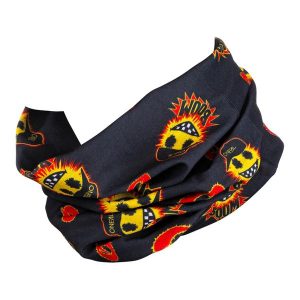 Komin wielofunkcyjny chusta unisex O'neal Neckwarmer. Czarne apaszki i chusty O'NEAL, bez wzorów, z materiału. Za 49,00 zł.
