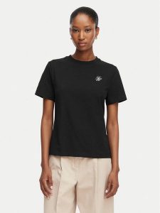 Tommy Hilfiger T-Shirt Th Script WW0WW49941 Czarny Regular Fit. Czarne t-shirty TOMMY HILFIGER, s, bez wzorów, z bawełny, bez kołnierzyka, bez ramiączek. Za 169,99 zł.