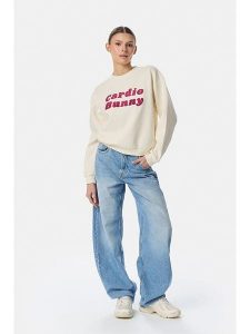 Cardio Bunny Bluza w kolorze kremowym rozmiar: M. Brązowe bluzy Cardio Bunny, m, bez wzorów, bez kaptura. Za 106,13 zł.
