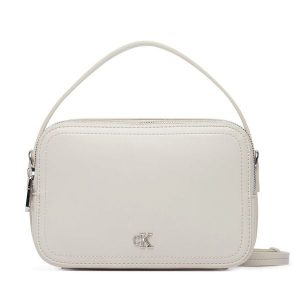 Torebka Calvin Klein. Brązowe torebki klasyczne Calvin Klein, bez wzorów, bez dodatków. Za 409,99 zł.