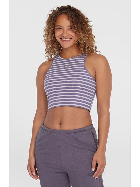 O'Neill Top "Jess" w kolorze fioletowym rozmiar: XL. Różowe topy O'Neill, xl, bez wzorów, bez kołnierzyka, bez ramiączek. Za 74,95 zł.