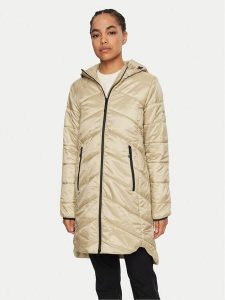 Halti Płaszcz przejściowy Element 067-0006 Beżowy Regular Fit. Brązowe płaszcze HALTI, bez wzorów, z syntetyku, bez kaptura. Za 399,99 zł.