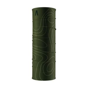 Komin na szyję trekkingowy Alpinus Viki. Zielone szaliki ALPINUS, bez wzorów, z materiału. Za 37,55 zł.