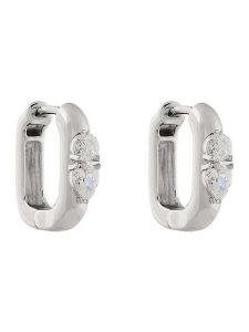 Guess Kolczyki JSBE04 519JW Srebrny. Szare kolczyki Guess, metalowe. Za 189,99 zł.