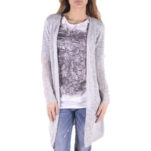 Kardigan w kolorze szarym. Szare kardigany marki Sexy Woman. W wyprzedaży za 109,95 zł.