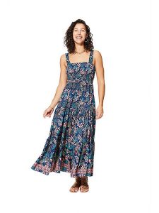 Ipanima Sukienka w kolorze granatowym rozmiar: 34/36. Niebieskie sukienki Ipanima, na co dzień, bez wzorów, bez kołnierzyka, bez ramiączek, maxi, proste. Za 78,99 zł.