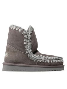Mou Śniegowce Eskimo 18 FW101001A Szary. Szare buty zimowe Mou, ze skóry, bez obcasa, bez zapięcia. Za 979,99 zł.