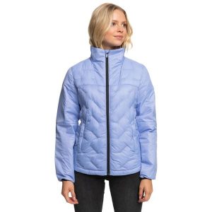 Kurtka snowboardowa damska ROXY Lunapack Insulator. Fioletowe kurtki Roxy, na zimę, s, bez wzorów, bez kaptura, narciarskie. Za 369,99 zł.