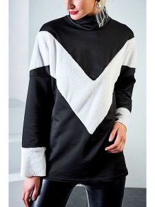 LA Angels Bluza w kolorze czarno-kremowym rozmiar: M. Czarne bluzy LA Angels, bez wzorów. Za 108,74 zł.